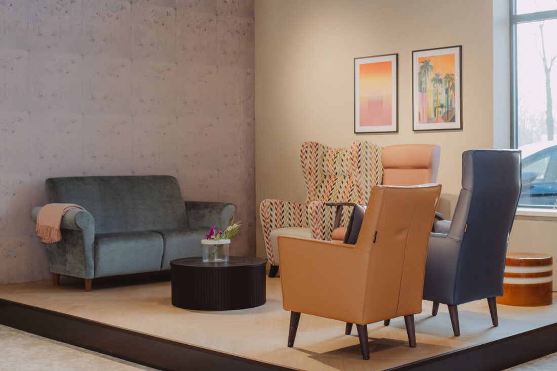 Retro Bank Cocoon Fauteuil Laguna Forest Care Relaxfauteuil Bolton Hoog Bolton (5)